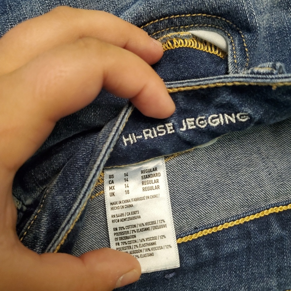 High Rise Jegging Jeans